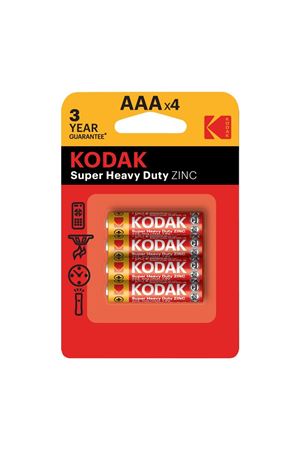 Kodak Çinko Karbon Blister İnce Pil 4lü AAA