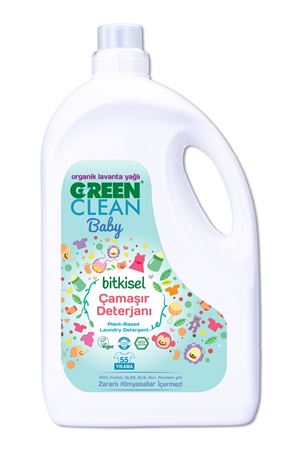 Green Clean Baby Bitkisel Çamaşır Deterjanı 2750 ml (55 Yıkama)