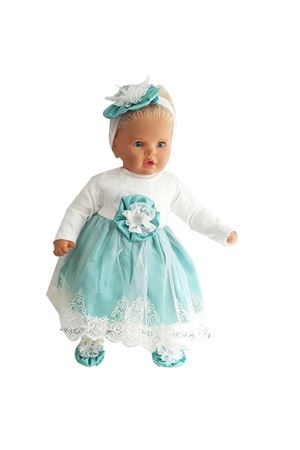 Yeşil Tüllü Kız Bebek Mevlüt Takımı