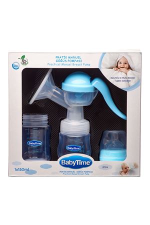 BabyTime Pratik Manuel Göğüs Pompası Mavi