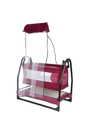 Convers Çıtır Beşik Portatif Beşik Cibinlikli Bordo