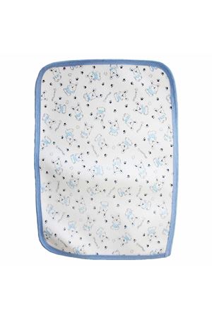 Mavi Biyeli Ayıcık Desenli Havlu Su Geçirmez Alt Açma