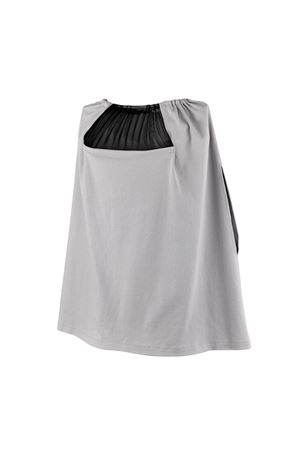 BabyJem Tül Pencereli Emzirme Önlüğü 735 Gri