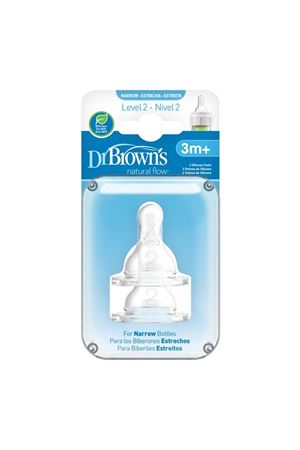 Dr.Brown's Dar Ağız 2.Evre 2'Li Silikon Biberon Emziği