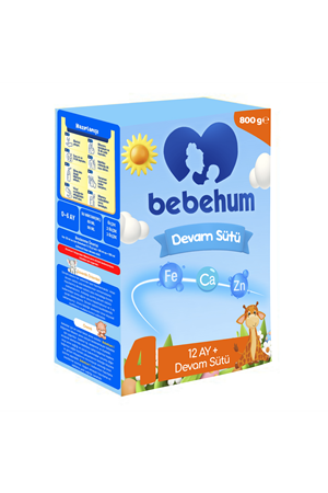 Bebehum 4 Devam Sütü 800 gr 12+ Ay