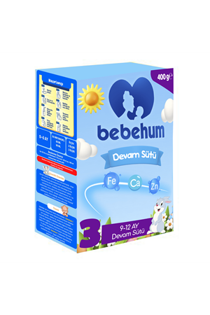 Bebehum 3 Devam Sütü 400 gr 9-12 Ay