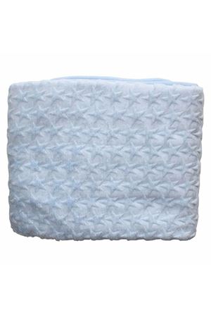 Mavi Yıldız Kabartmalı Kalın Peluş Battaniye 100*120 cm