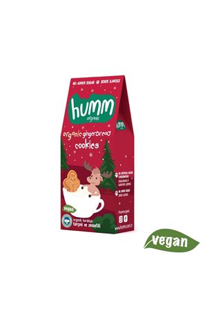 Humm Organik Zencefilli ve Tarçınlı Vegan Kurabiye 55 Gr