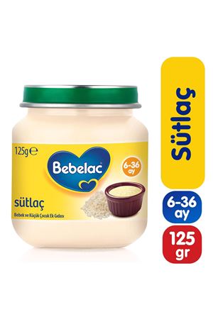 Bebelac Sütlaç Kavanoz Maması 125 Gr