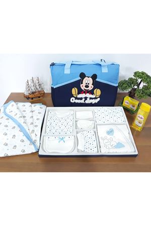 Erkek Bebek Doğuma Hazırlık Hastane Çantası Seti