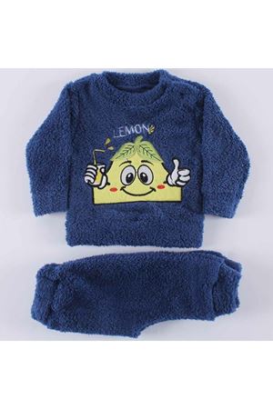 Erkek Bebek Lacivert Lemon Welsoft 2'li Peluş Takım