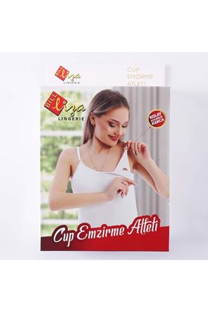 Liza Beyaz Cup Emzirme Atleti