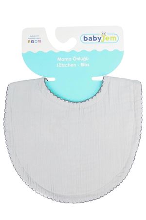 BabyJem Bürümcük Müslin Önlük 811 Gri