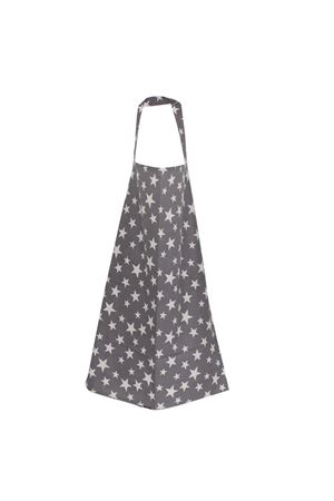 Gri Beyaz Yıldızlı Emzirme Önlüğü