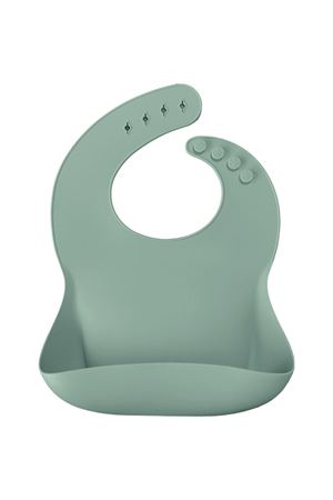 OiOi Basics Silikon Mama Önlüğü River Green