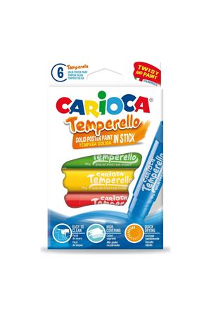 Carioca Temperello Stick Poster Boya Kalemi 6'Lı