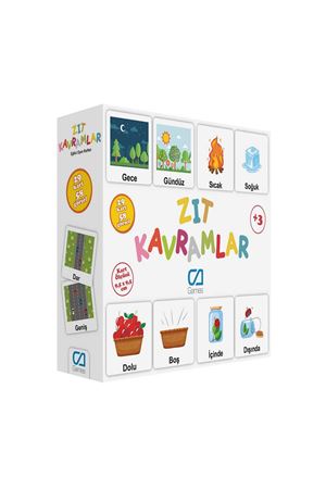 Games Zıt Kavramlar Eğitici Oyun Kartları 29 Kart 5045