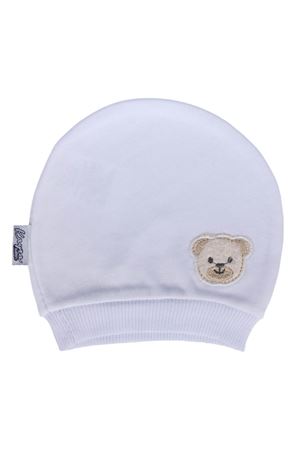 Ekru Ayılı Nakışlı Bere