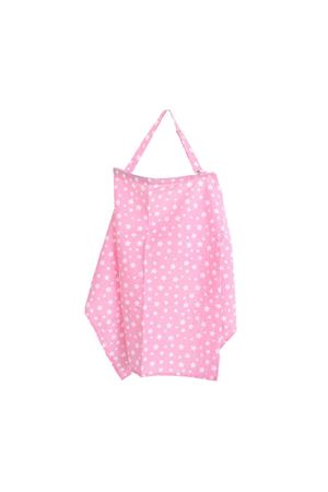 Pembe Beyaz Yıldızlı Emzirme Önlüğü