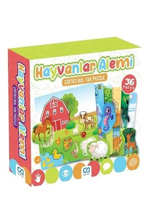 Games Hayvanlar Alemi 36 Parça Puzzle