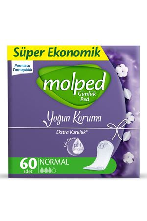 Molped Günlük Ped Yoğun Koruma Süper Eko 60'lı