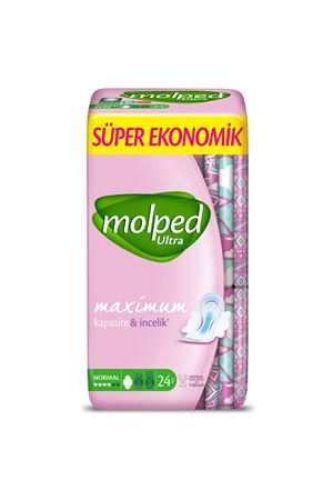Molped Ultra Hijyenik Anatomik Ped Normal Süper Eko 24 Adet
