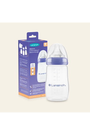 Lansinoh Biberon Natural Wawe Biberon Emziği 240 ml