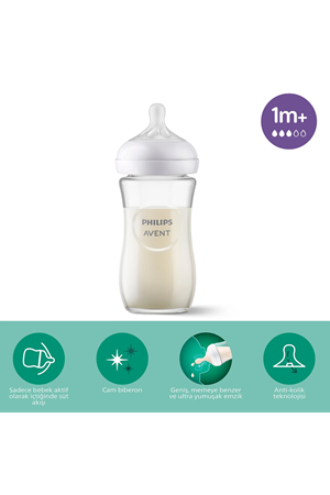 Philips Avent Doğal Tepkili Natural Response Cam Biberon 240 ml 1+ Ay
