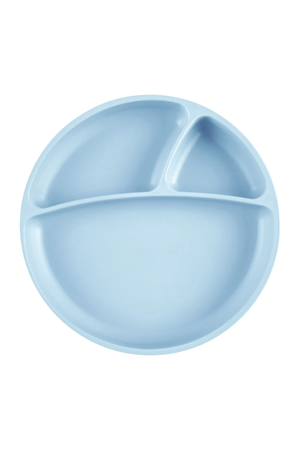 OiOi Porsiyon Vakum Tabanlı Silikon Tabak Mineral Blue