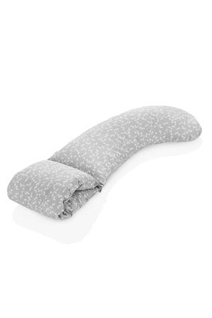 BabyJem Çok Fonk.Baş Destekli Emzirme Minderi 737 Gri Çiçek