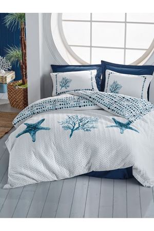 Cotton Box Maritime Complete Set Tek Kişilik Star Lacivert