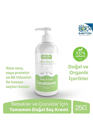 Babyton Bebek ve Çocuklar İçin Doğal Saç Kremi 250 ml