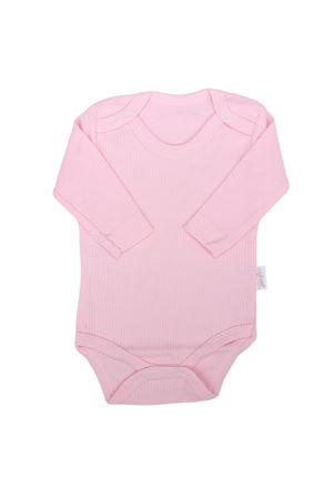 Kız Bebek Pembe Raporlu Uzun Kollu Zıbın