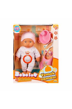 Sunman Bebelou Yemek Zamanı Sesli Bebek Seti 35 Cm 30021