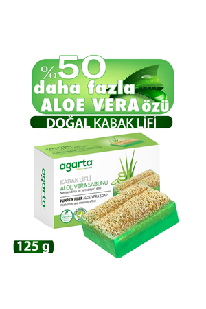Agarta Kabak Lifli Aloe Vera Sabunu 125 Gr