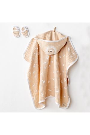 Andywawa AC24508 Müslin Smil All Day 80x80 Havlu Set Beige