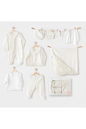 Andywawa AC25311 Newborn Chic Girl 10'Lu Hastane Çıkışı Ekru