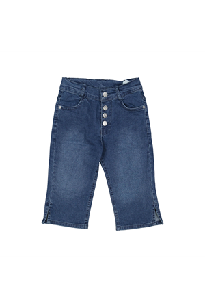 Kız Çocuk Mavi Kot Kapri