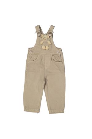 Bej Ayıcık Cepli Salopet Tulum