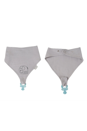 BabyJem Emzik Askılı Müslin Önlük 837 Gri