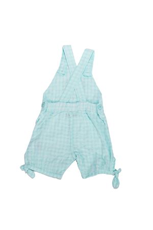 Kız Bebek Su Yeşili Kalp Baskılı Slopet Tulum