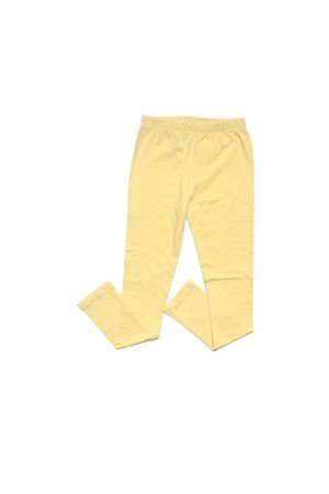 Kız Çocuk Sarı Likralı Düz Tayt