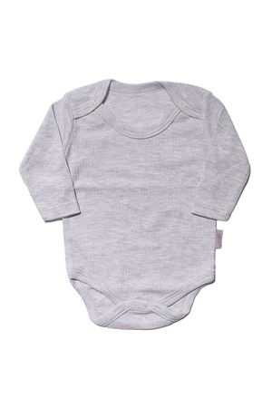 Unisex Gri Raporlu Uzun Kollu Zıbın