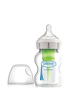 Dr.Brown's Geniş Ağız Anti Kolik Options+ Cam Biberon 150 ml