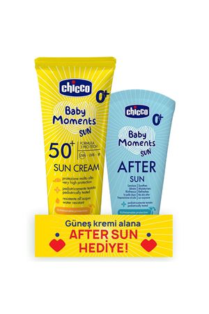 Chicco Baby Moments Sun Güneş Sprey Spf 50+ 150 ml + After Sun Hediye