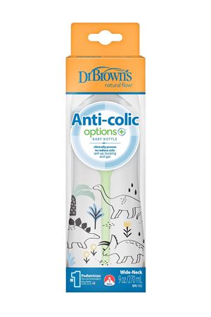 Dr.Brown's Geniş Ağız PP Antikolik Options Biberon  270 ml Erkek