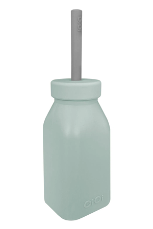 Oioi Şişe + Pipet 200 ml River Green / Powder Grey