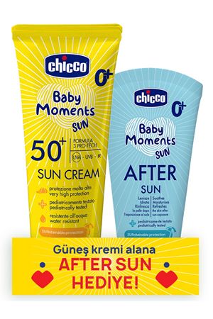 Chicco Baby Moments Sun Güneş Kremi Spf 50+ 75 ml + After Sun Hediye