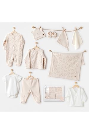 Andywawa AC25181 Bear Time 10'Lu Hastane Çıkışı Light Beige