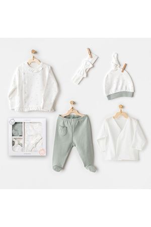 Andywawa AC25130 Cute Bear Friends 5'Li Hastane Çıkışı Green